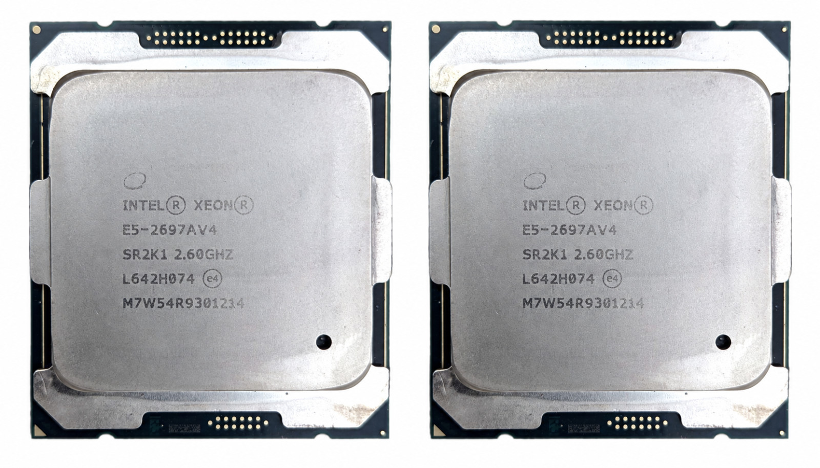 Matched Pair Intel Xeon E5-2697A V4 2.6GHz 16-Core Processor CPU LGA2011 SR2K1 Matched Pair Intel Xeon E5-2697A V4 2.6GHz 16-Core Processor CPU LGA2011 SR2K1