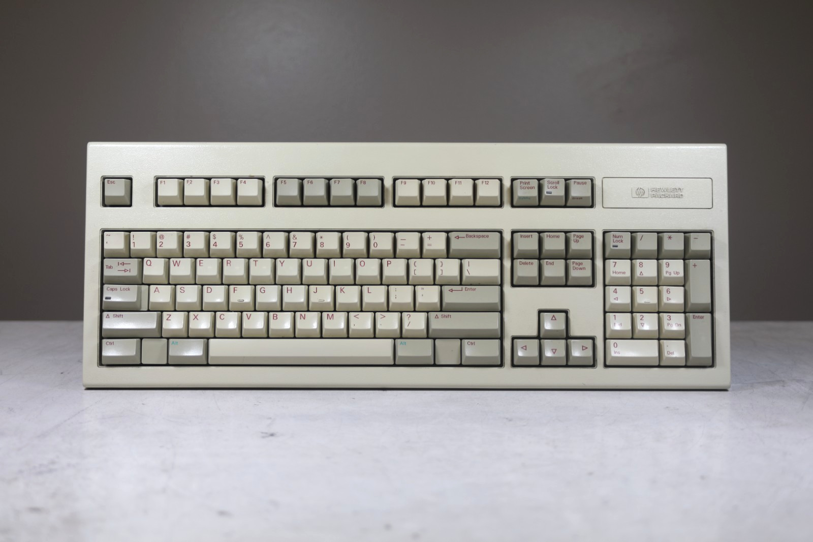VINTAGE Hewlett Packard HP C1405B PS/2 Terminal Computer Keyboard ...