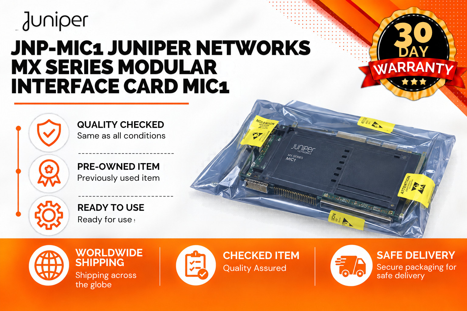 JNP-MIC1 Juniper Networks MX Series Modular Interface Card MIC1