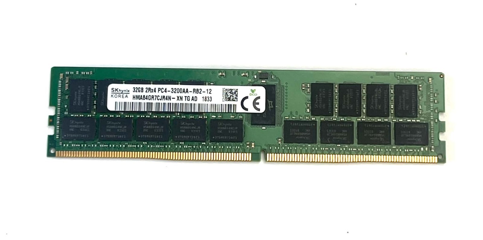 Hynix 32GB DDR4 PC4-3200AA 2Rx4 ECC REG DIMM HMA84GR7CJR4N-XN SERVER MEM Hynix 32GB DDR4 PC4-3200AA 2Rx4 ECC REG DIMM HMA84GR7CJR4N-XN SERVER MEM