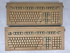 Vintage Wang Laboratories Terminal Keyboard Lot of 2 Mechanical Retro For PARTS picture