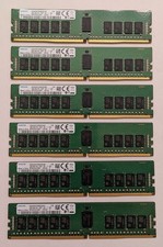 Samsung 96GB (6x16GB) DDR4-2400 ECC Server RAM 2Rx8 PC4-2400T (Lot of 6 16GB) picture