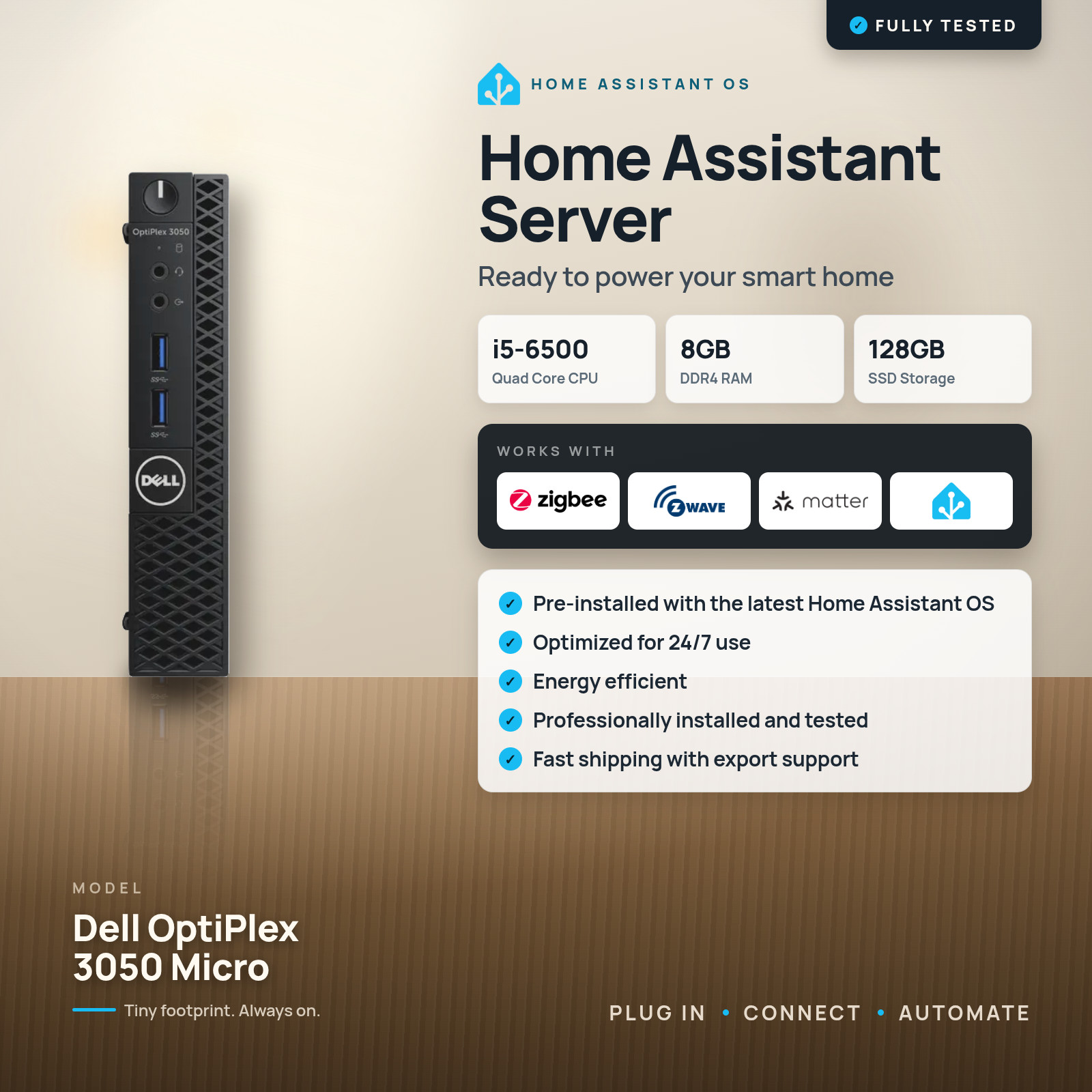 Home Assistant Server | 8GB RAM | 128GB SSD | Intel i5 Quad-Core | Dell OptiPlex Home Assistant Server | 8GB RAM | 128GB SSD | Intel i5 Quad-Core | Dell OptiPlex