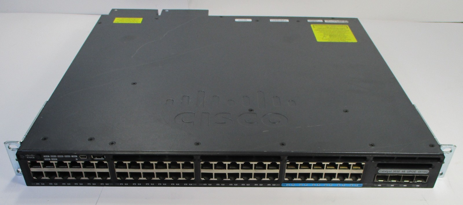 Cisco Catalyst WS-C3650-12X48UQ-L 48 Port UPOE 4x 10G SFP+ Switch Cisco Catalyst WS-C3650-12X48UQ-L 48 Port UPOE 4x 10G SFP+ Switch