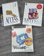 Vintage Microsoft 16-bit software lot - Windows/DOS picture