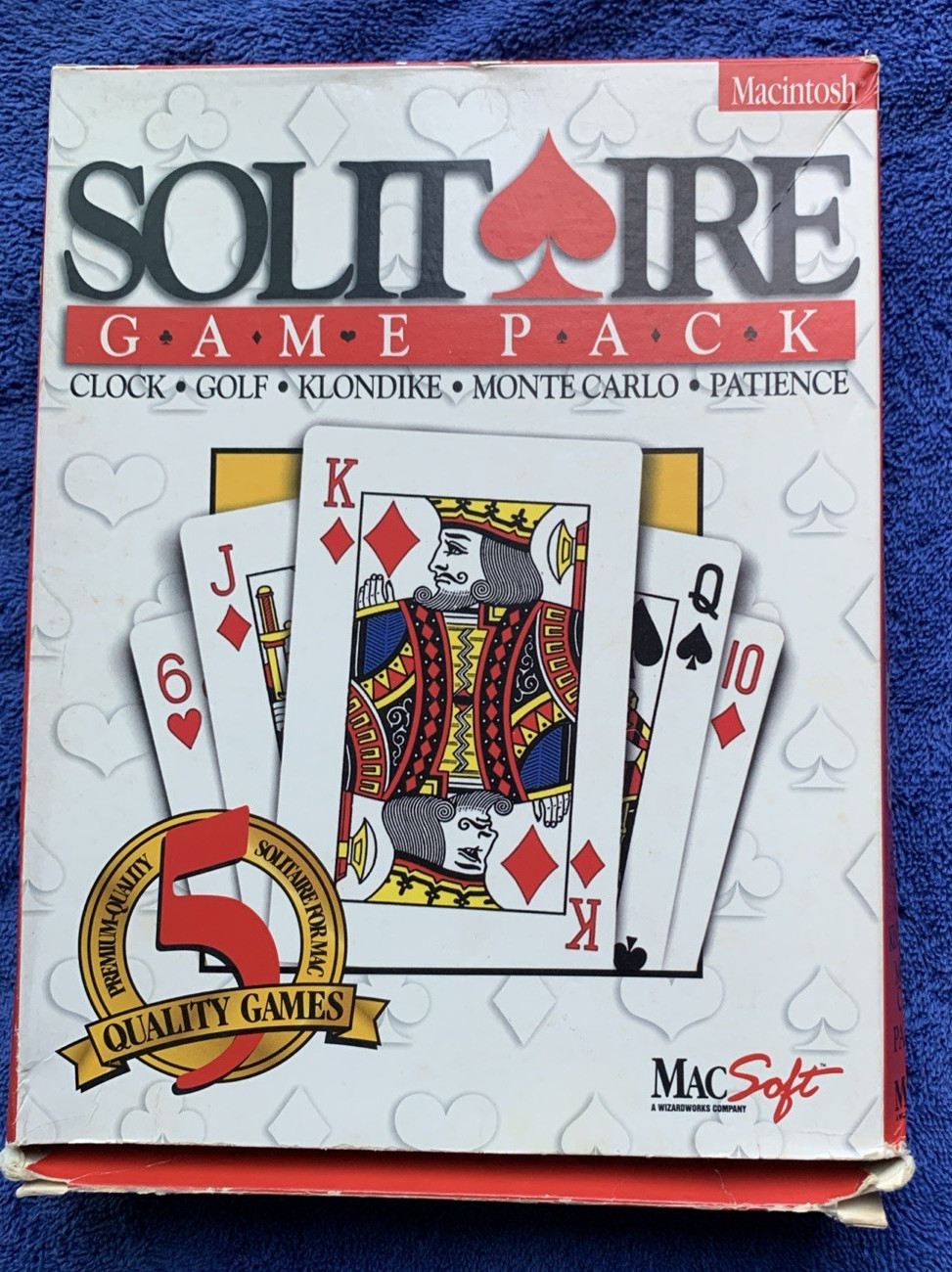 Vintage Solitaire Game Pack by MacSoft; 3.5\
