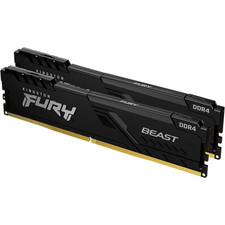 FURY Beast 16GB (2x8GB) DDR4-3200MHz KF432C16BBK2/16 Desktop Memory Kits 288-Pin picture