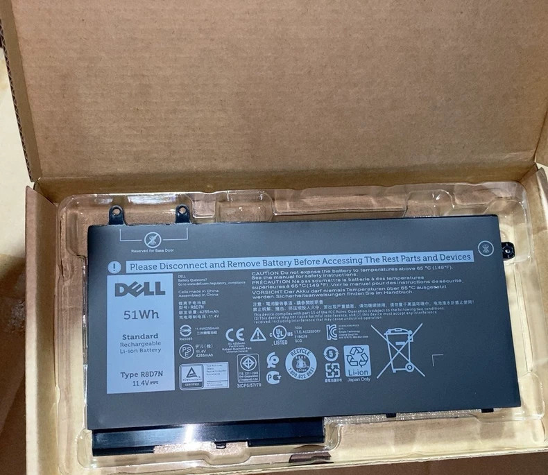 OEM R8D7N Battery For Dell Precision 3540 3550 Latitude 5400 5500 5510 5410 51Wh OEM R8D7N Battery For Dell Precision 3540 3550 Latitude 5400 5500 5510 5410 51Wh