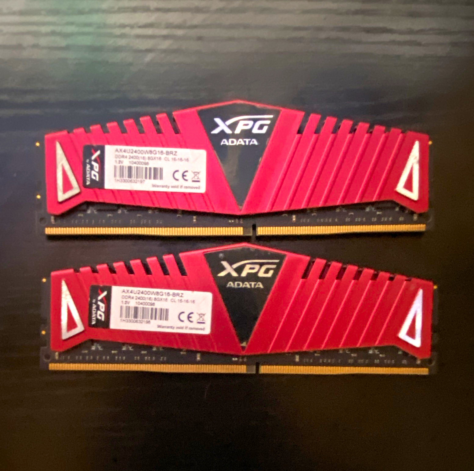 ADATA XPG 16GB (2x8GB) DDR4-2400 PC4-19200 288-Pin DIMM AX4U2400W8G16-BRZ