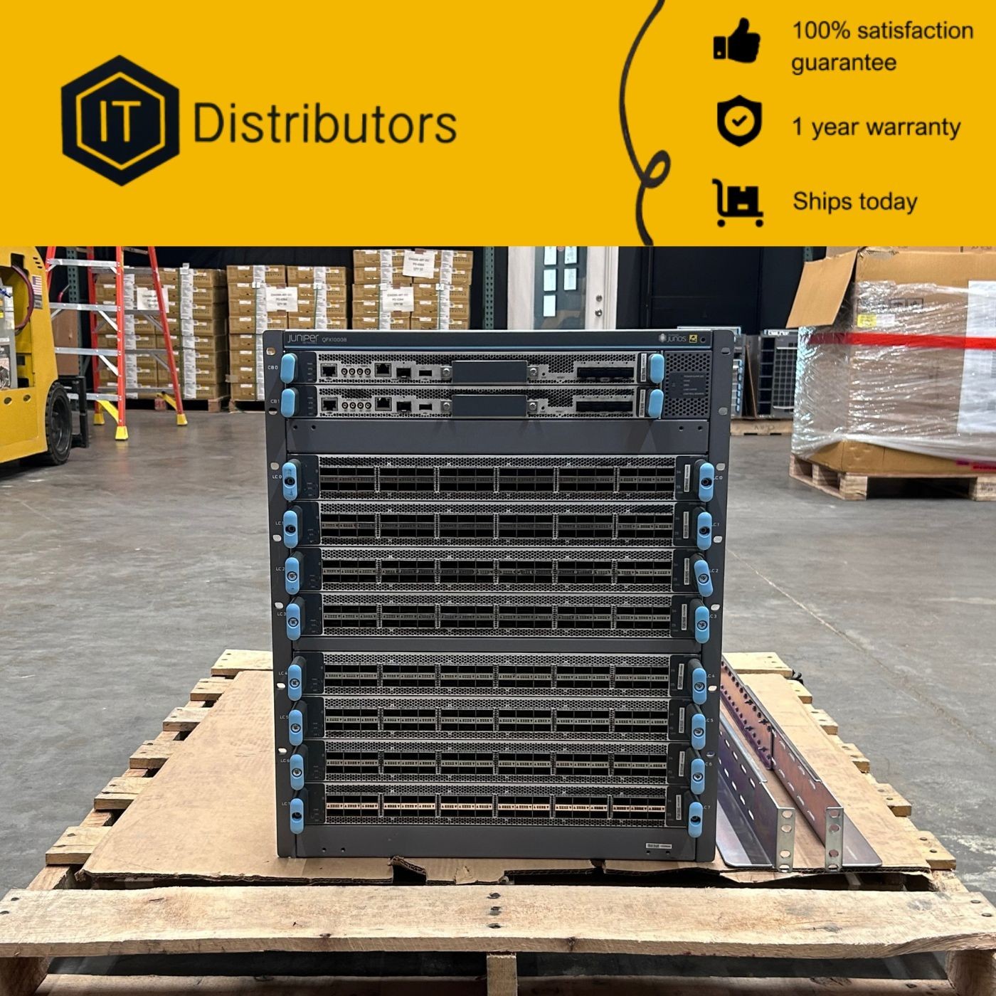 Juniper QFX10008-REDUND / 90 Day Warranty / Ships Today
