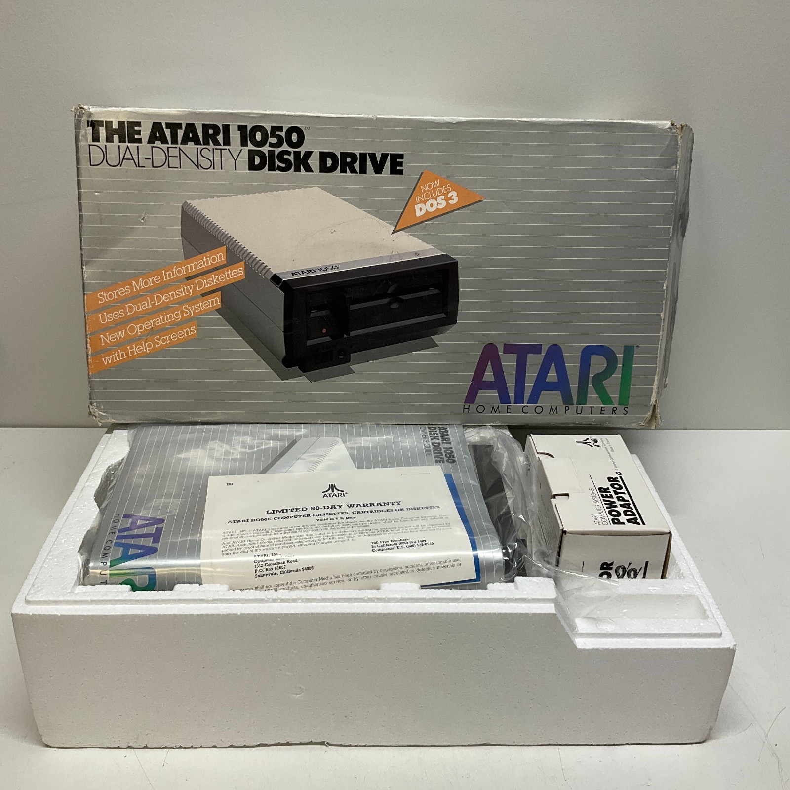 Atari 1050 Dual Density Floppy Disk Drive Brand New Never USED