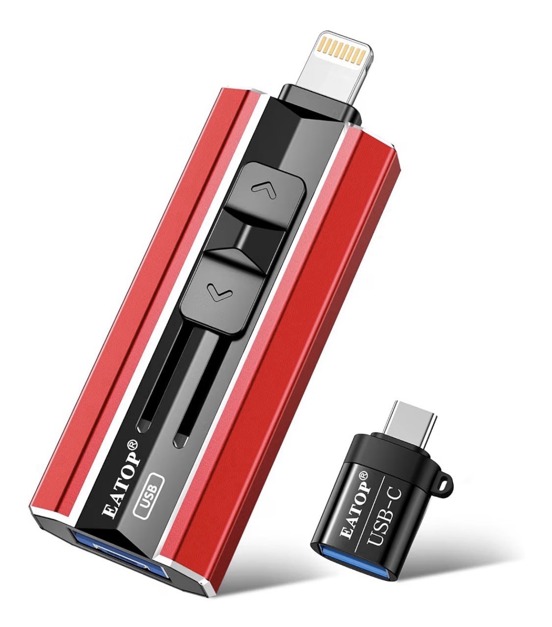 512GB Flash Drive for iPhone iPad Photo Backup External Memory Red 512GB Flash Drive for iPhone iPad Photo Backup External Memory Red