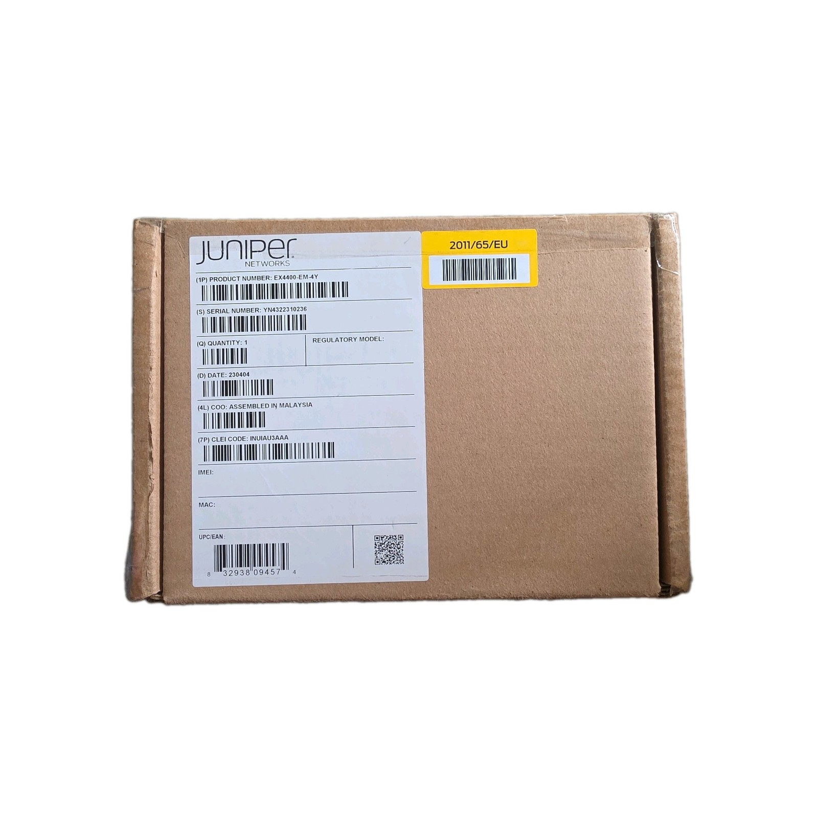 JUNIPER EX4400-EM-4Y EX4400 Expansion Card JUNIPER EX4400-EM-4Y EX4400 Expansion Card