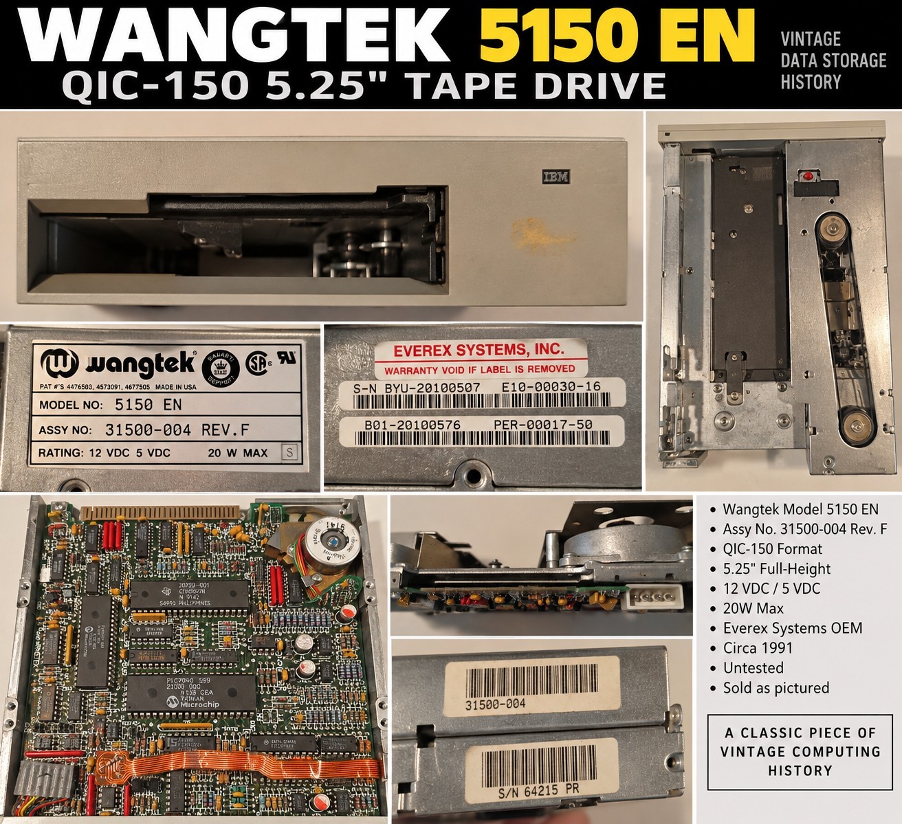 Wangtek 5150 EN QIC-150 5.25\