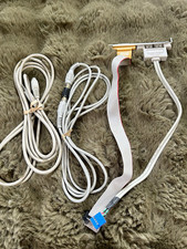Vintage PC Internal USB Header Cable Expansion Bracket Serial Port Audio Cables  picture