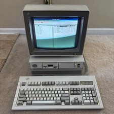 Vintage IBM Personal System/2 PS/2 Model 50 Type 8550 W Model M, Monitor READ picture