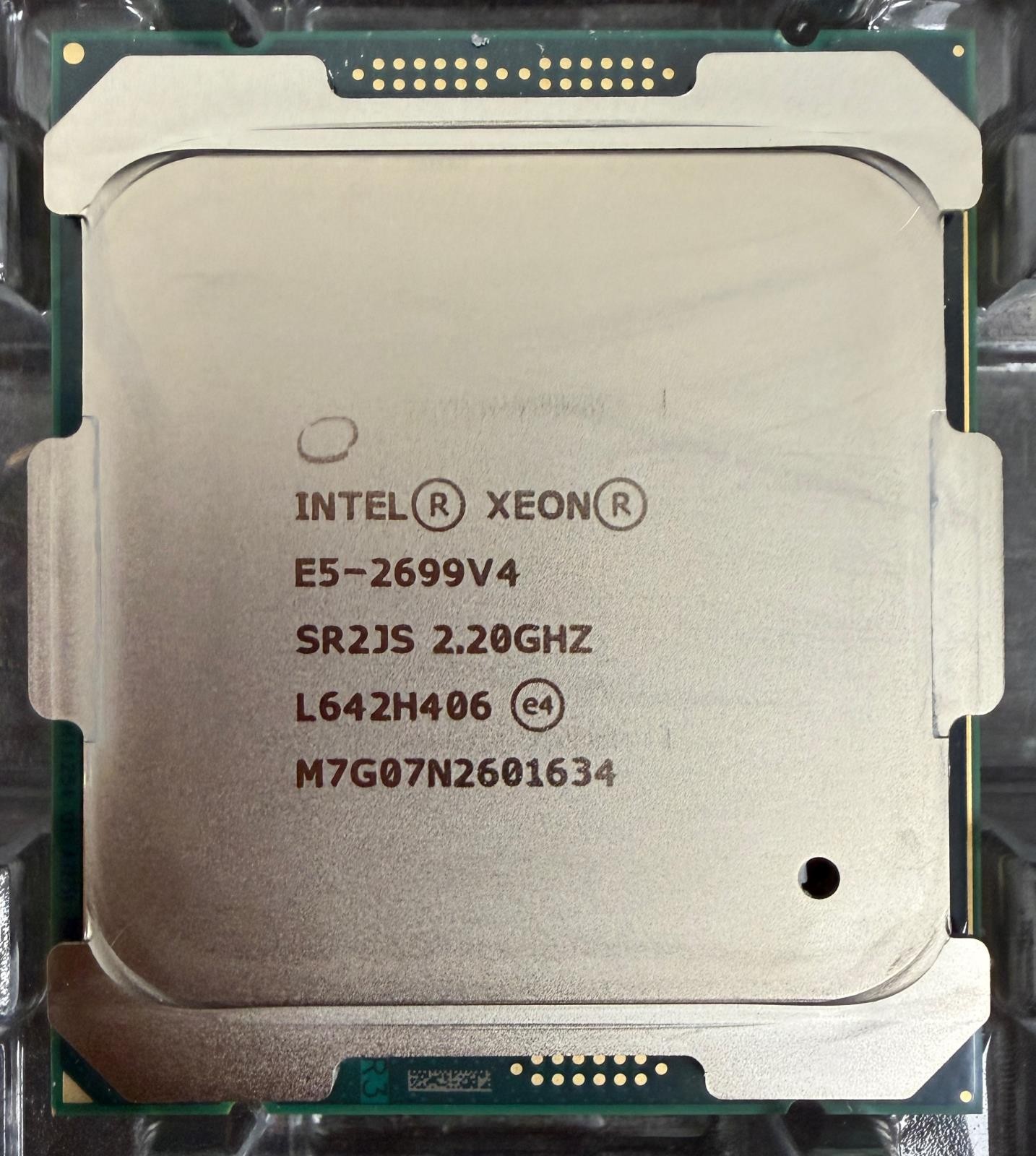 Intel Xeon E5-2699 V4 CPU 2.20GHz 22-Core 55MB 145W LGA2011-3 SR2JV Processor Intel Xeon E5-2699 V4 CPU 2.20GHz 22-Core 55MB 145W LGA2011-3 SR2JV Processor