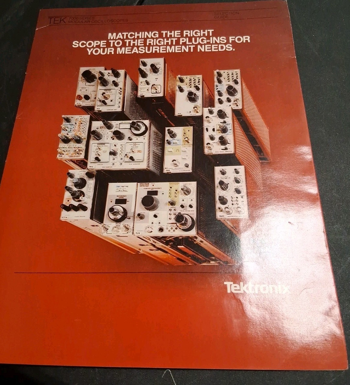 VINTAGE RARE 1982 TEKTRONIX BROCHURE SELECTION GUIDE VINTAGE RARE 1982 TEKTRONIX BROCHURE SELECTION GUIDE
