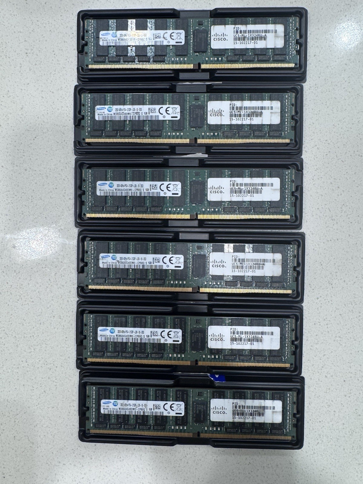 192GB (6x32GB) DDR4-2133 ECC LRDIMM Samsung M386A4G40DM0-CPB0Q PC4-17000L 4Rx4 192GB (6x32GB) DDR4-2133 ECC LRDIMM Samsung M386A4G40DM0-CPB0Q PC4-17000L 4Rx4