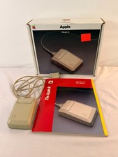 Vintage Apple Mouse IIc A2M4015 Original Box Manual Foam Tested Working NOS picture
