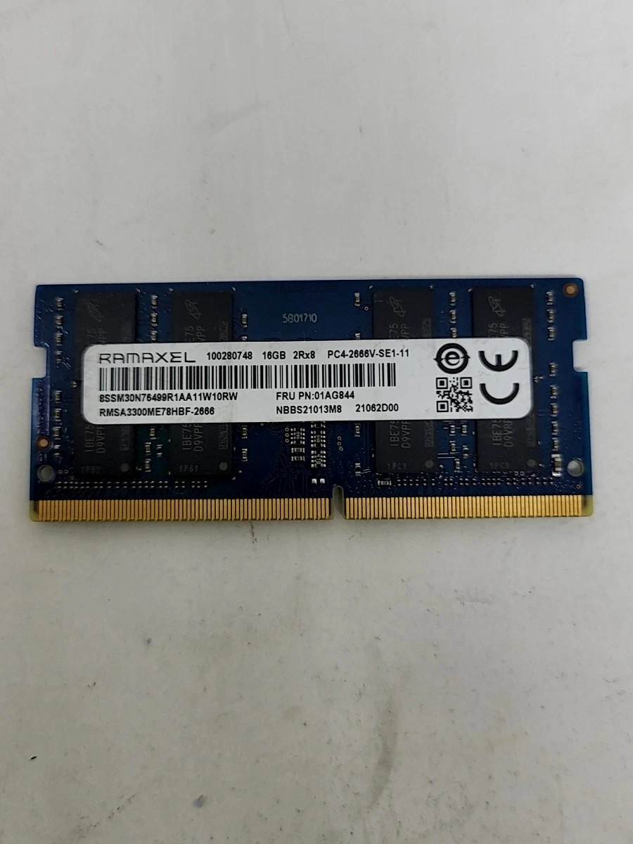 RAMAXEL 16GB DDR4 2RX8 LAPTOP MEMORY - BLUE RAMAXEL 16GB DDR4 2RX8 LAPTOP MEMORY - BLUE
