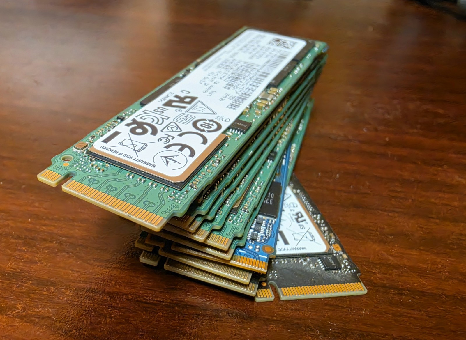 Lot of 10 | 1TB SSD M.2 NVMe Mixed Brands (Tested 99-95% Health)