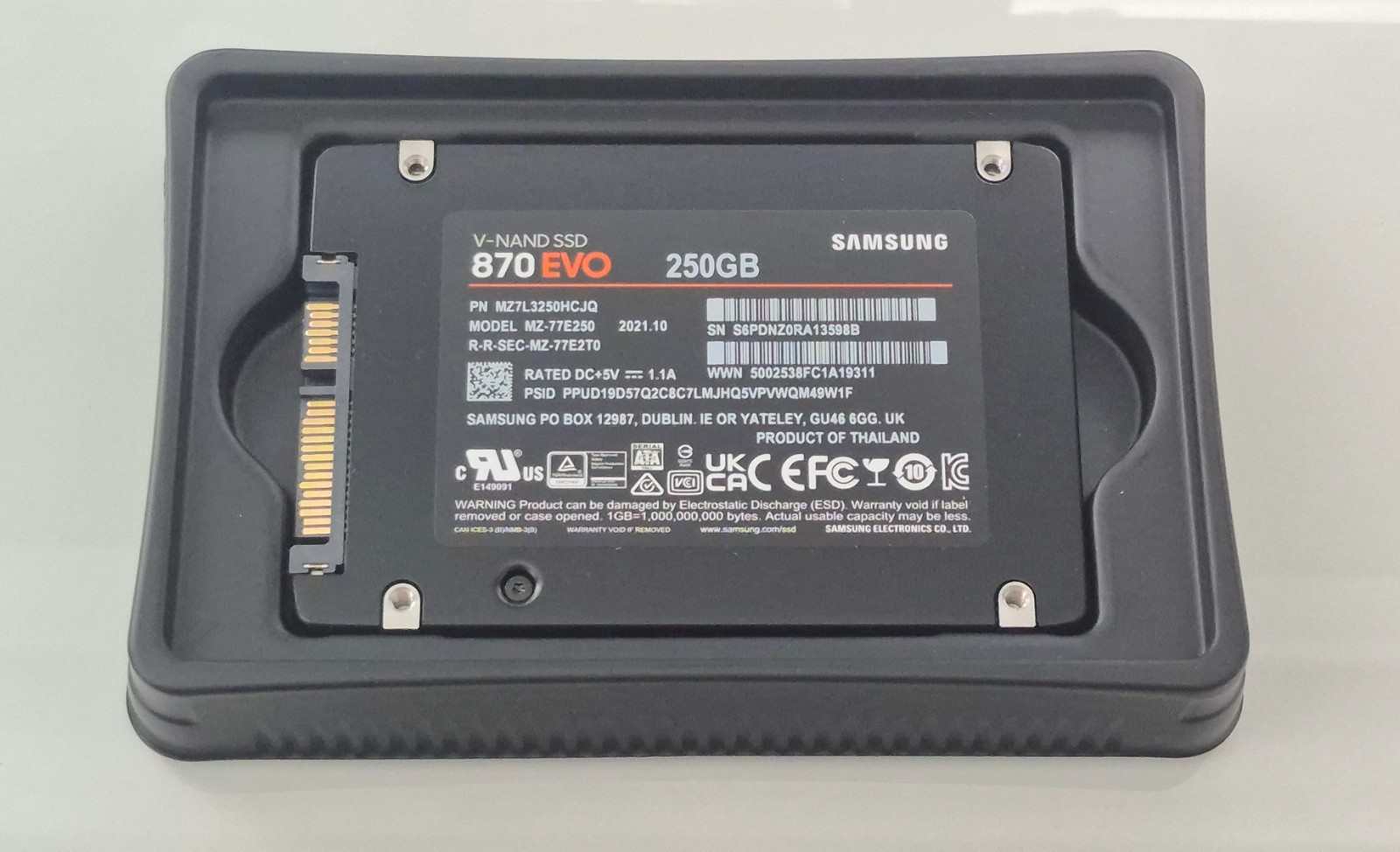 Samsung 860 Evo 250GB MZ-77E2T0 - Internal 2.5 inch SSD