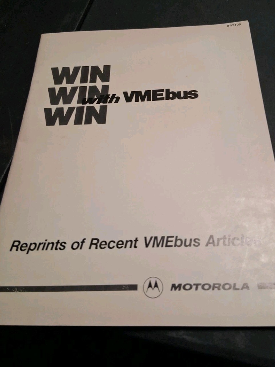 VINTAGE RARE 1984 MOTOROLA REPRINTS OF RECENT VMEbus Articles 