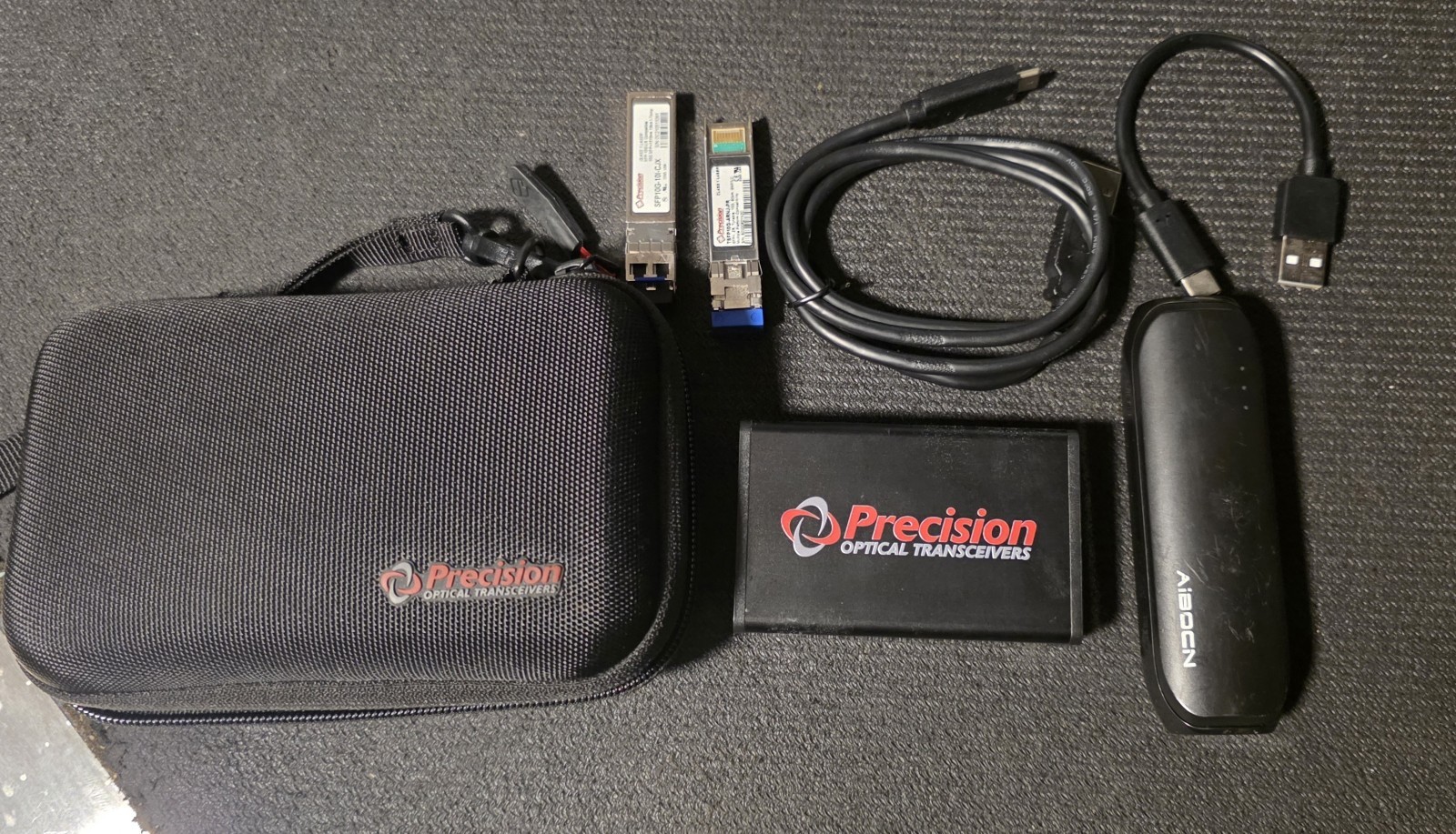 Precision OT TN100 SFP/SFP+ Transceiver Tuning Management Module Kit w/case Etc. Precision OT TN100 SFP/SFP+ Transceiver Tuning Management Module Kit w/case Etc.