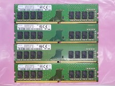 Samsung 32GB (4x8GB) DDR4 1Rx8 PC4-2400 288 Desktop RAM Memory M378A1K43CB2-CRC picture