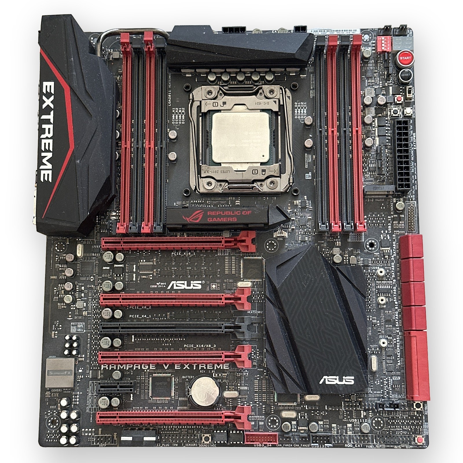 ASUS ROG Rampage V Extreme X99 LGA2011-3 + Intel i7-5960X 8-Core Combo Tested