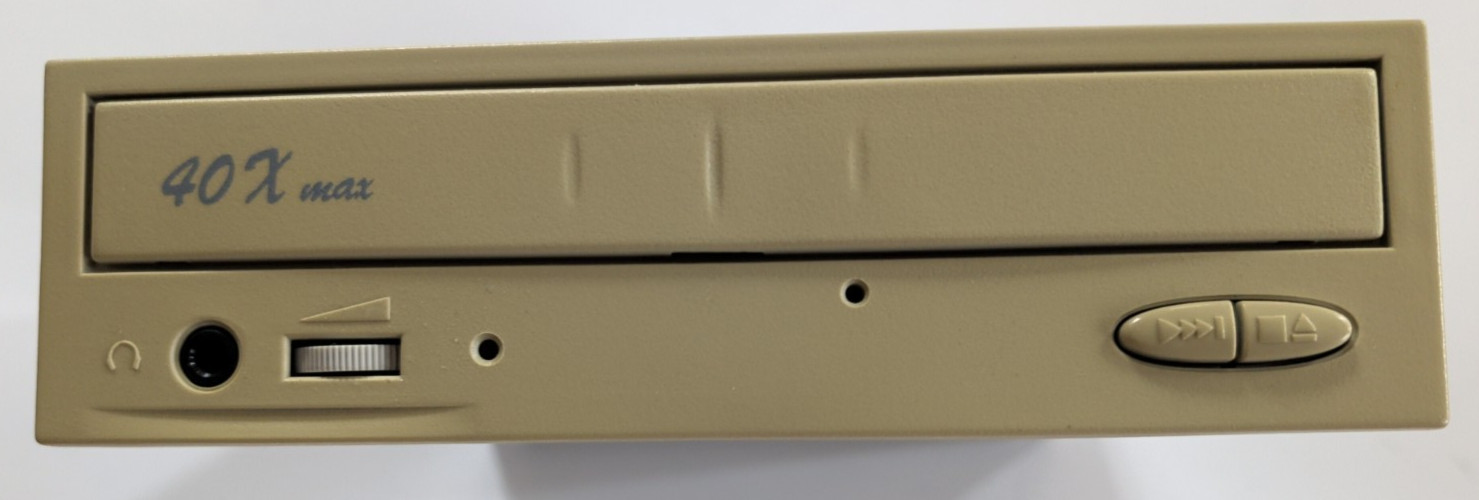 Shuttle CD-480 40X IDE ATAPI CD-ROM Drive Beige Vintage PC Untested Shuttle CD-480 40X IDE ATAPI CD-ROM Drive Beige Vintage PC Untested