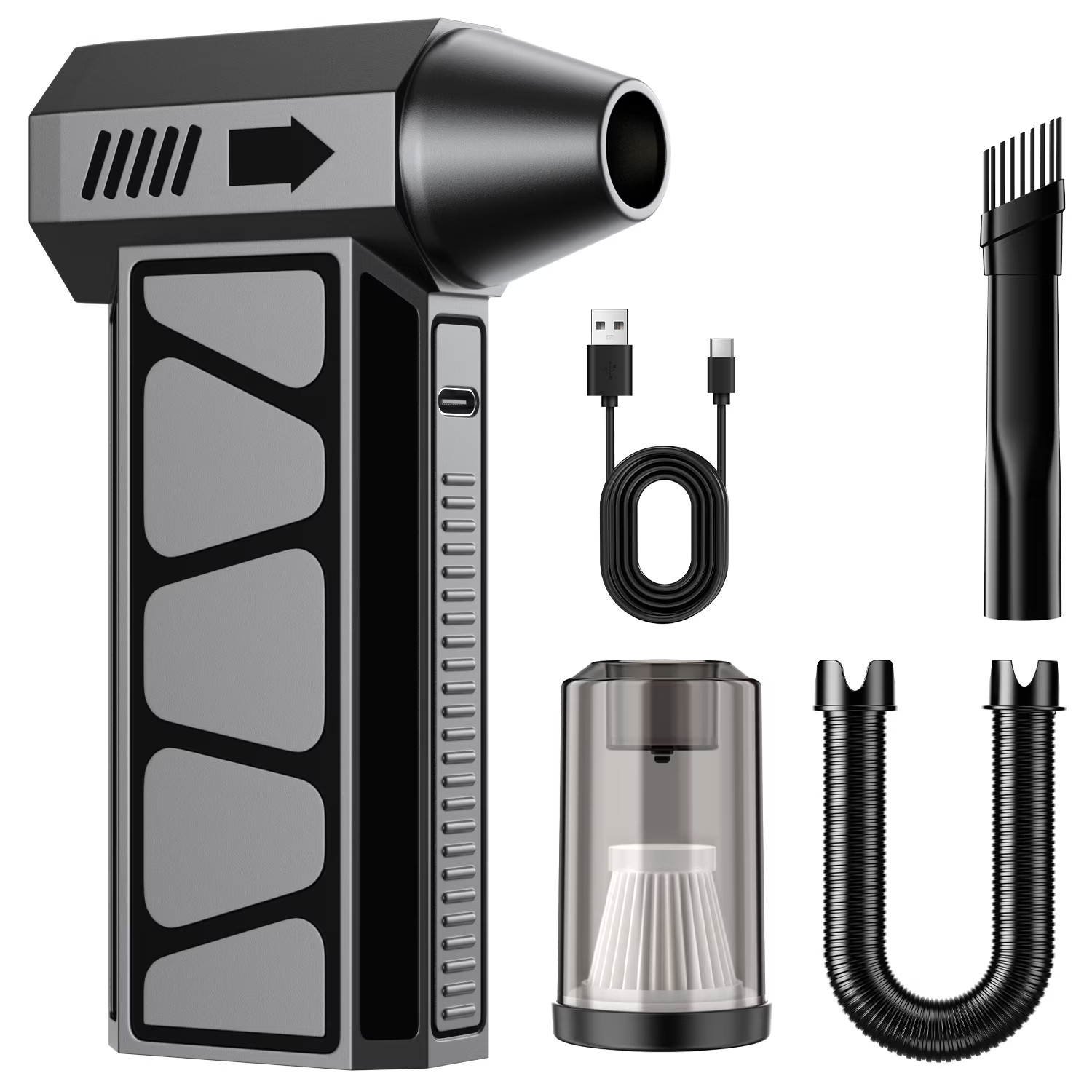 2-in-1 Cordless Air Duster & Vacuum, 200000RPM Blower, 10000mAh 2-in-1 Cordless Air Duster & Vacuum, 200000RPM Blower, 10000mAh