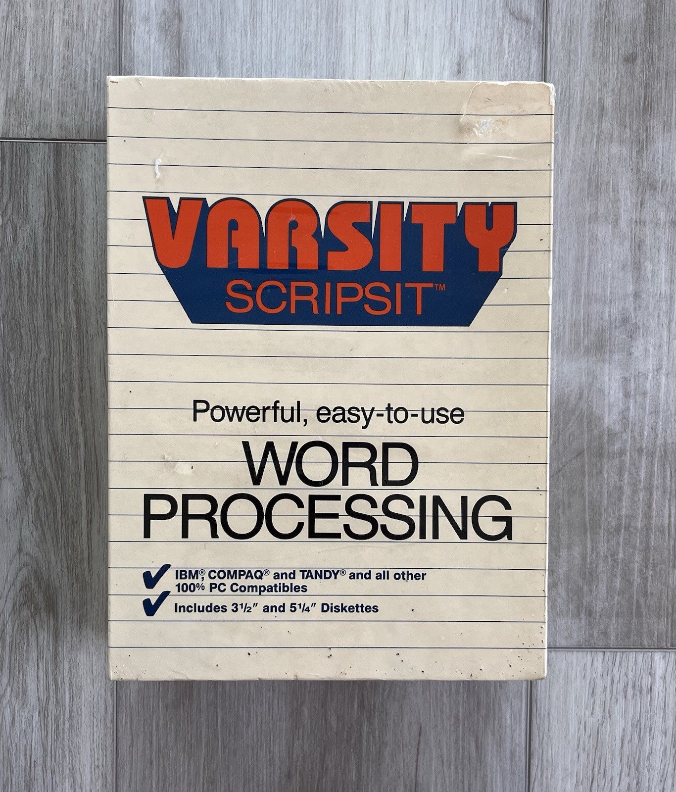 Vintage Tandy Computer Varsity Scripsit Word Processing 3.5 & 5.25 Disks SEALED Vintage Tandy Computer Varsity Scripsit Word Processing 3.5 & 5.25 Disks SEALED