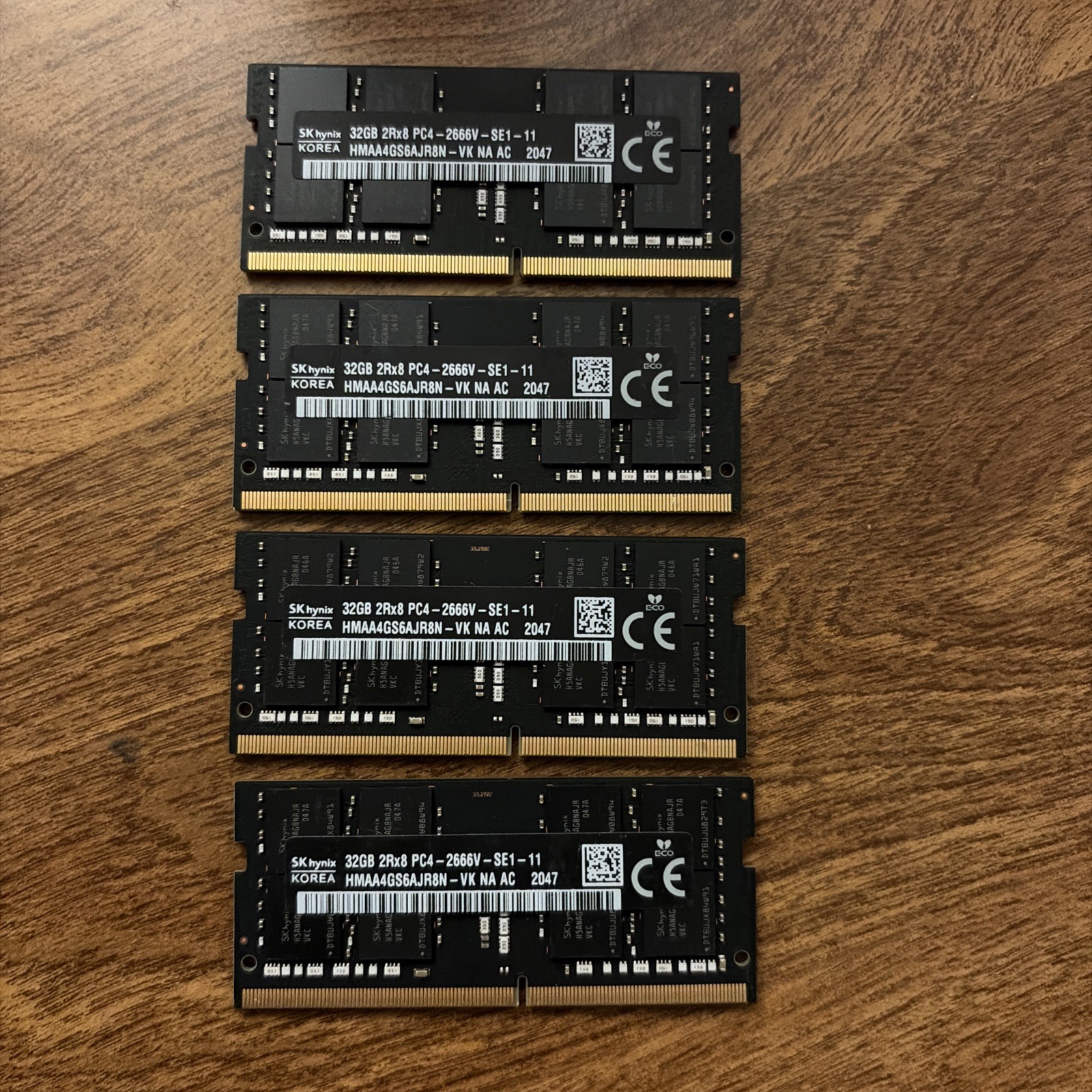 Apple 64GB (32GB x 2) DDR4 2666MHz RAM SK Hynix SODIMM 2Rx8 HMAA4GS6AJR8N-VK