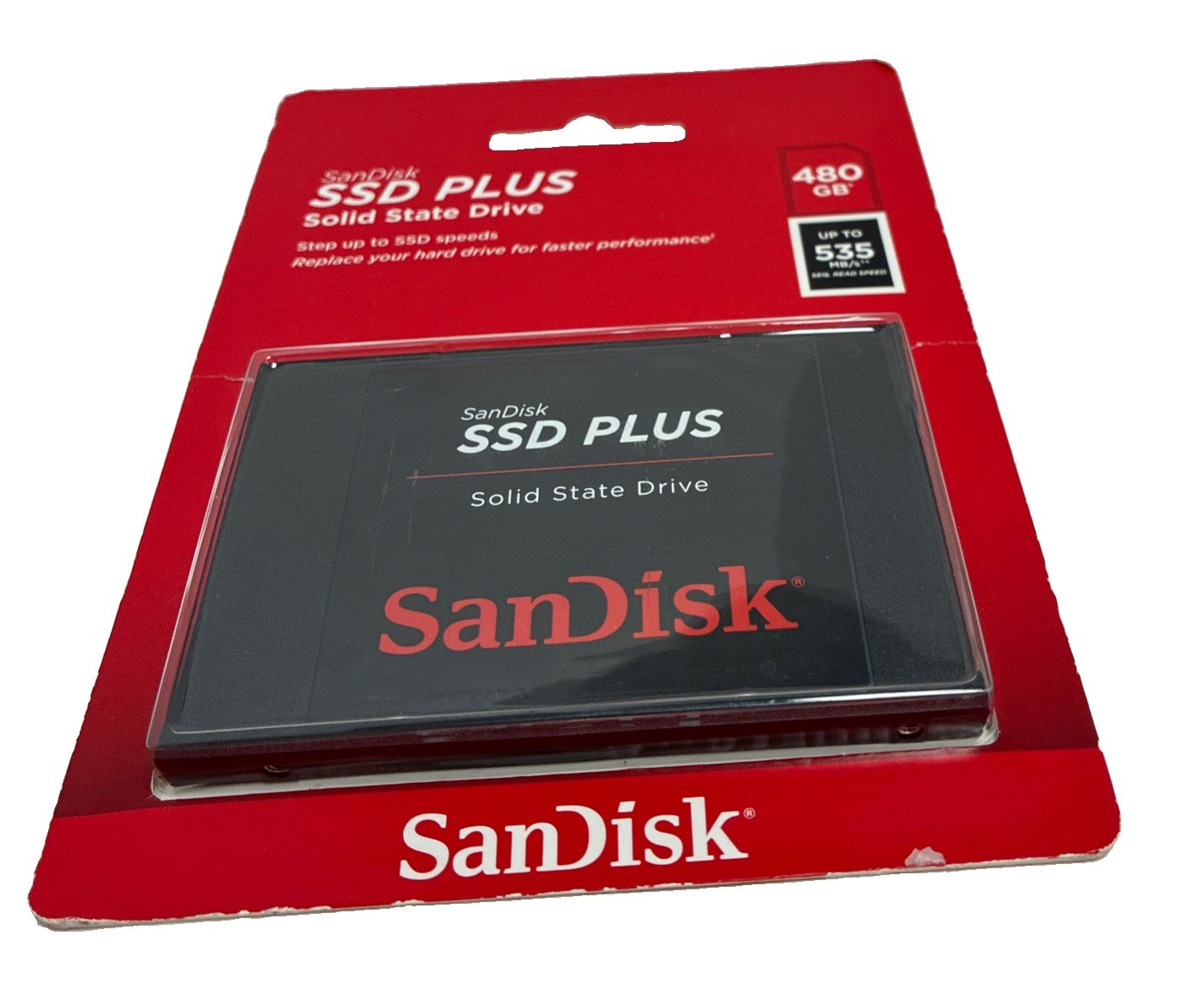 SanDisk SDSSDA-480G-G26 SSD Plus 480GB SATA-III Internal Solid State Drive New SanDisk SDSSDA-480G-G26 SSD Plus 480GB SATA-III Internal Solid State Drive New