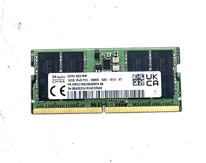 SK hynix 16GB DDR5 SODIMM PC5-5600B Laptop RAM HMCG78AGBSA092N AA Tested