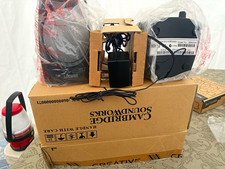 Vintage Cambridge SoundWorks SBS36B Computer Speakers Boxed New Open Box PC picture