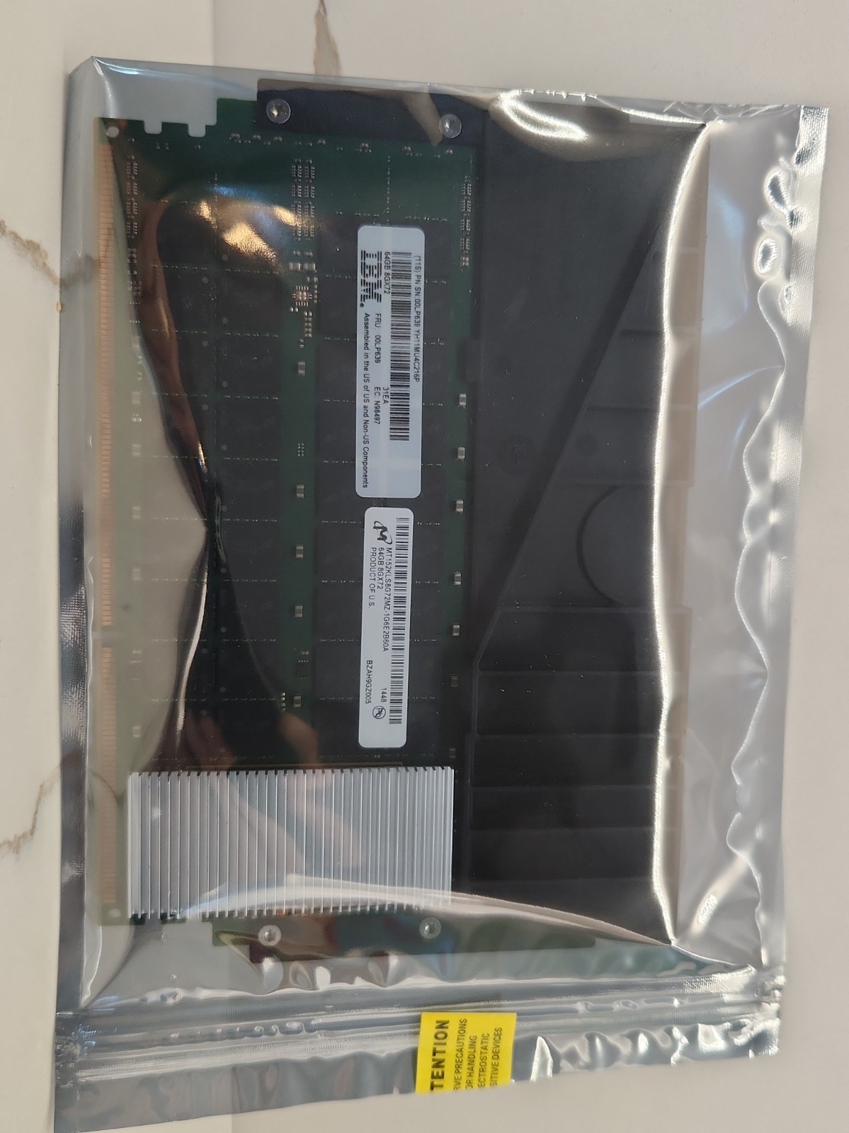 Micron 64GB DDR3 CDIMM IBM Power 8 Server Memory Ram Module 8Gx72 MT152KLS8G72MZ