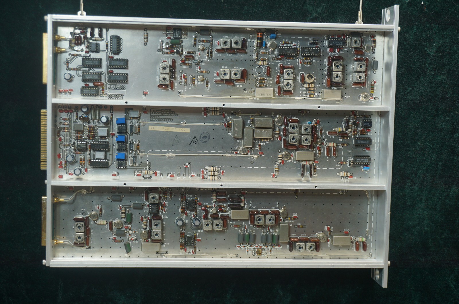Nicolet Magnetics Corp. Vintage Microwave Circuit Board