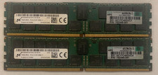 Lot of 2 Micron 16GB 2Rx4 PC4-2133P DDR4 ECC MTA36ASF2G72PZ Memory RAM HPE picture
