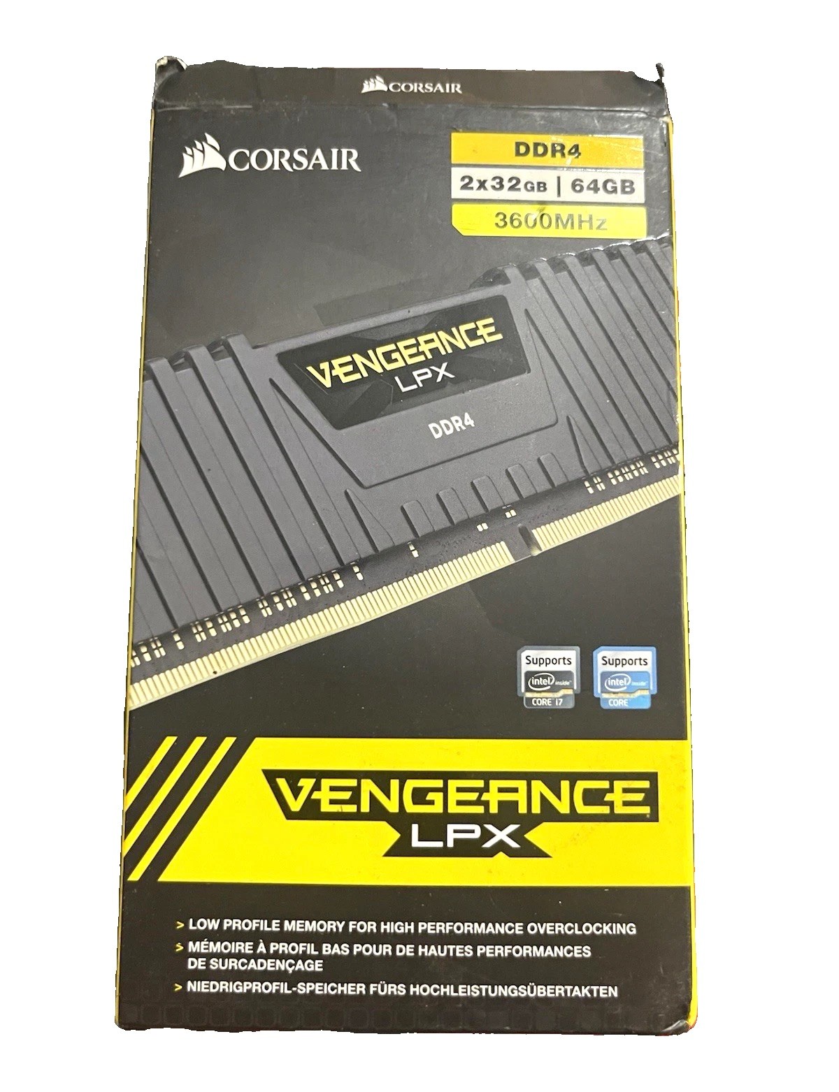 Corsair Vengeance LPX 64GB (2x32GB) DDR4 3600MHz DIMM RAM Kit