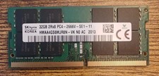 SK Hynix 32GB (1x32GB) 2666MHz HMAA4GS6MJR8N-VK 2Rx8 PC4-2666V Laptop RAM picture