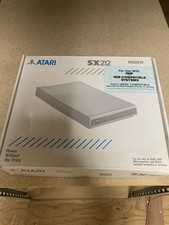 Atari SX212 Modem for IBM Systems w/ Box, Owner's Manual & Power Adapter NOS picture
