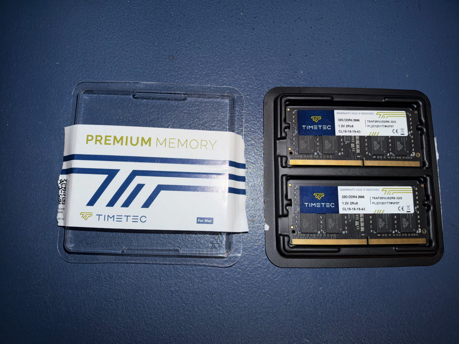 Timetec 64GB KIT(2x32GB) Compatible for Apple DDR4 2666MHz Timetec 64GB KIT(2x32GB) Compatible for Apple DDR4 2666MHz