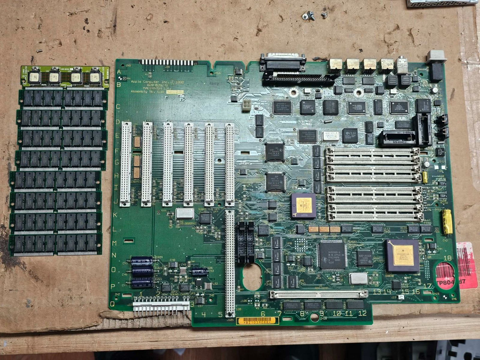 Vintage Retro Apple Logic Board MAC IIFX 661-0522 820-0282-B 1990 Motherboard + Vintage Retro Apple Logic Board MAC IIFX 661-0522 820-0282-B 1990 Motherboard +