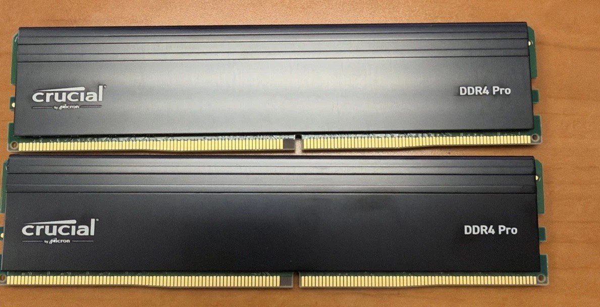 Crucial Pro 64GB (2 x 32GB) PC4-25600 DDR4-3200 Memory - CP2K32G4DFRA32A Crucial Pro 64GB (2 x 32GB) PC4-25600 DDR4-3200 Memory - CP2K32G4DFRA32A