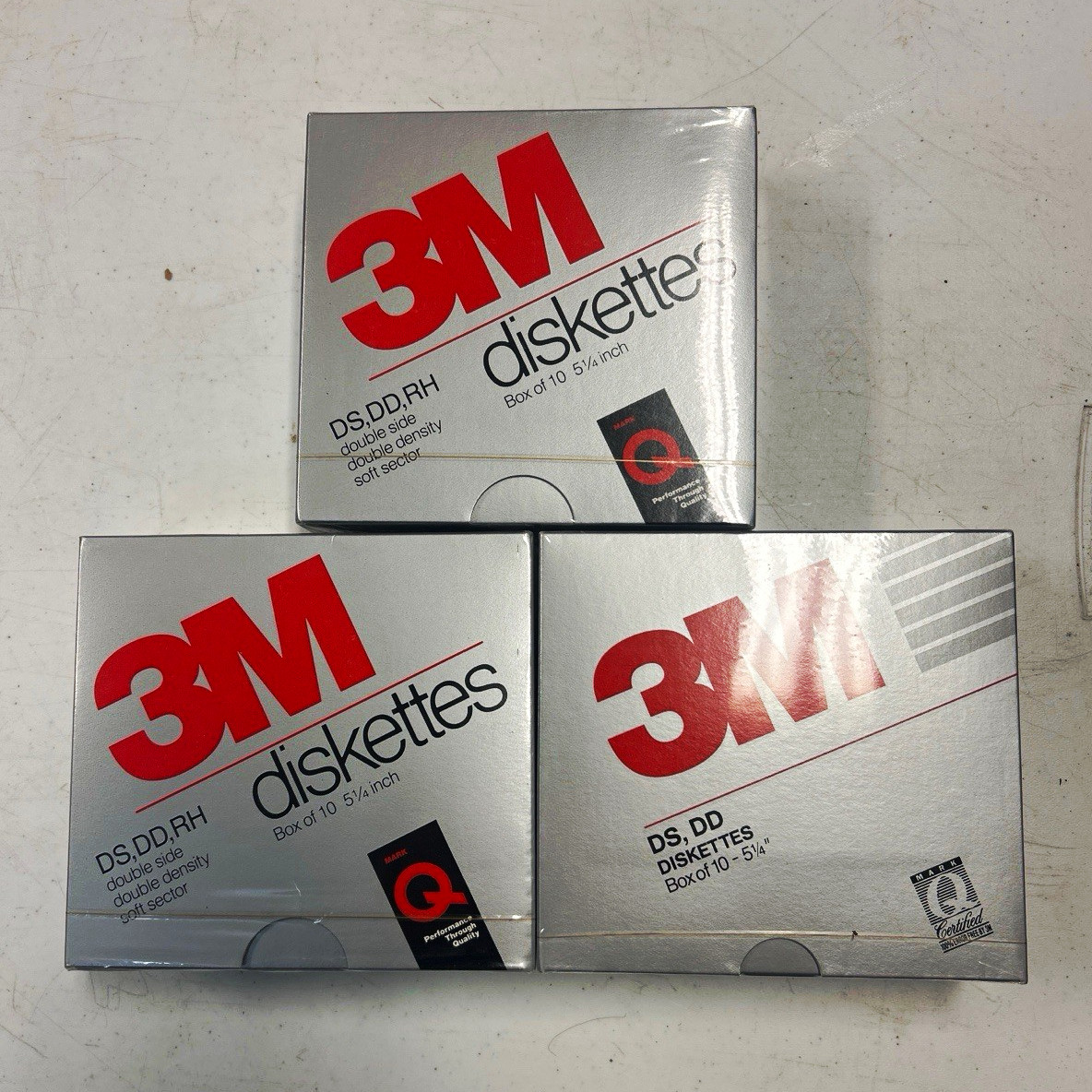 Lot of 3 Vintage 3M 5.25\