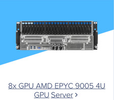 Excellent Condition EXXACT Server AMD 2x EPYC Turin / 1.1T Memory 24x 48GB DDR5 picture