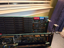 Vintage 286 AT Motherboard Bundle VLSI Chipset+ SIMM RAM + DFI ISA Multi-I/O Crd picture